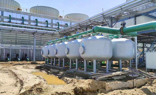 工業淺層砂過濾器應用現場