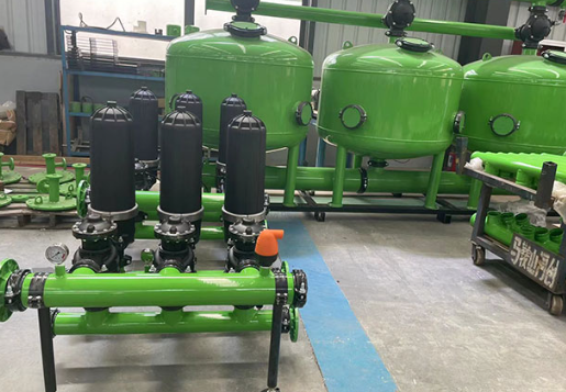 農(nóng)業(yè)灌溉疊片過濾器應(yīng)用現(xiàn)場(chǎng)